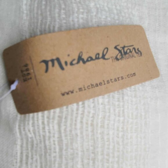 Michael Stars White Scarf NWT!  NEW! - Picture 14 of 14